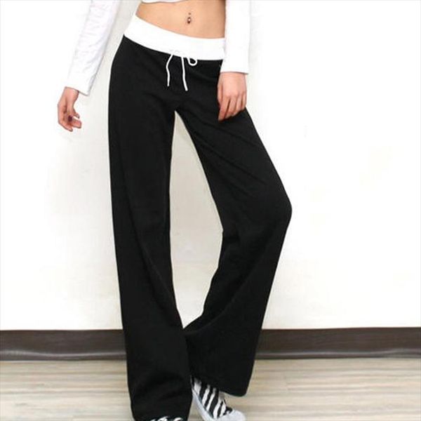 elegant wide leg pants for women summer elastic waist loose homewear straight casual trousers solid color loose leisure trousers, Black;white
elegant wide leg pants for women summer elastic waist loose homewear straight casual trousers solid color loose leisure trousers, Black;white