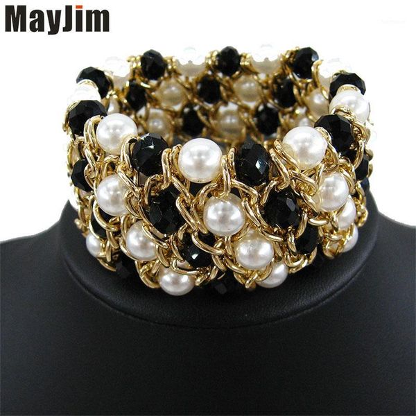 mayjim fashion women 2020 multilayer crystal elastic pearl bracelets & bangles bead gold chain bracelets bangle wristband bijoux1, Black
mayjim fashion women 2020 multilayer crystal elastic pearl bracelets & bangles bead gold chain bracelets bangle wristband bijoux1, Black