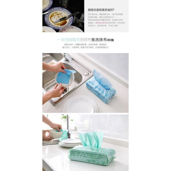 80pcs/bag non-woven fabric kitchen disposable cleaning cloth multi-purpose removable dish cloth scouring pad kitchen cle jlltgn
80pcs/bag non-woven fabric kitchen disposable cleaning cloth multi-purpose removable dish cloth scouring pad kitchen cle jlltgn