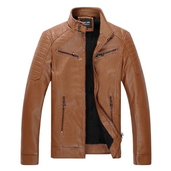 new winter men's fashion pu jackets male plus velvet thickening leather jacket coats men motorcycle jackets casual coat, Black
new winter men's fashion pu jackets male plus velvet thickening leather jacket coats men motorcycle jackets casual coat, Black