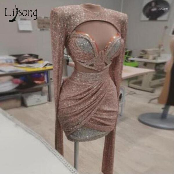sparkle sequined 3 pieces short cocktail dresses 2020 real image mini party dress full sleeves homecoming dress1, White;black
sparkle sequined 3 pieces short cocktail dresses 2020 real image mini party dress full sleeves homecoming dress1, White;black