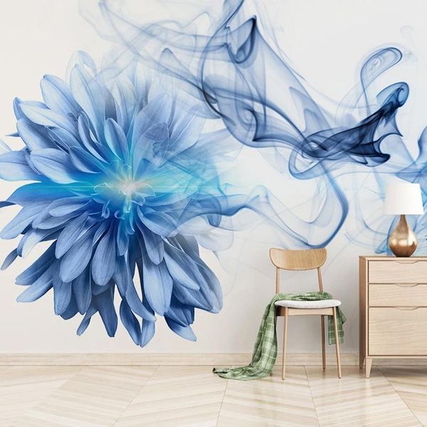 custom p wall mural waterproof canvas painting modern abstract smoke blue flower bedroom room wall papers home decor sticker
custom p wall mural waterproof canvas painting modern abstract smoke blue flower bedroom room wall papers home decor sticker