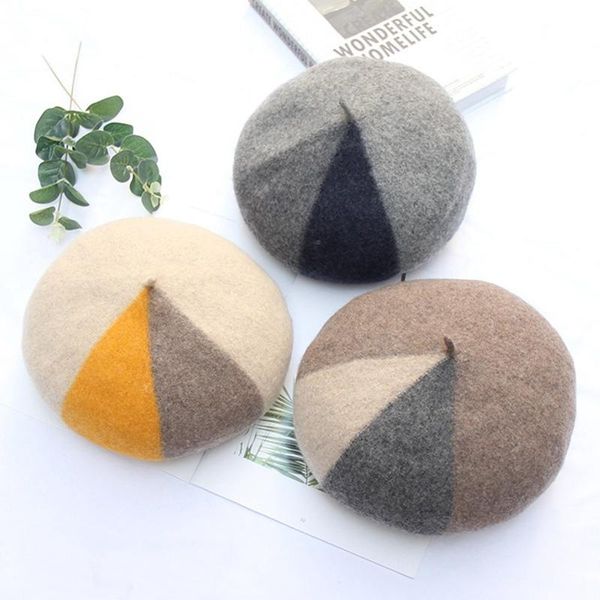 retro style boina mixed colors hats for women winter berets casual ladys painter caps woolen fabric flat cap spring autumn hats, Blue;gray
retro style boina mixed colors hats for women winter berets casual ladys painter caps woolen fabric flat cap spring autumn hats, Blue;gray