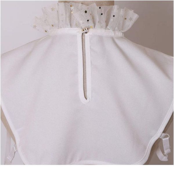 women girl fake collar delicate lace star moon sequins stand up half shirt wo qylxbe, Blue;red
women girl fake collar delicate lace star moon sequins stand up half shirt wo qylxbe, Blue;red