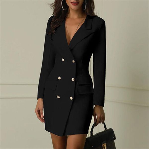 женщины элегантное платье blazer офис повседневная белые черные платья весна осень тонкий костюм наряды вершина одежда одежда dropshipping, Black;gray
женщины элегантное платье blazer офис повседневная белые черные платья весна осень тонкий костюм наряды вершина одежда одежда dropshipping, Black;gray