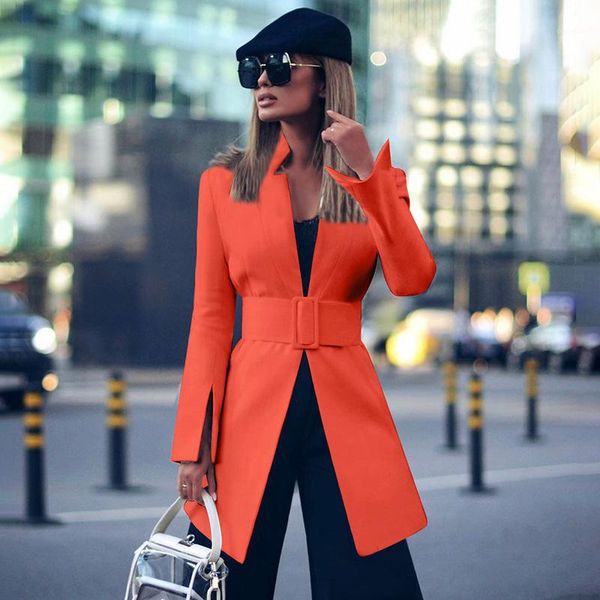 2019 women's clothing orange long sleeve solid one button coat slim office lady jacket female suit clothing jackets1, Black;brown
2019 women's clothing orange long sleeve solid one button coat slim office lady jacket female suit clothing jackets1, Black;brown