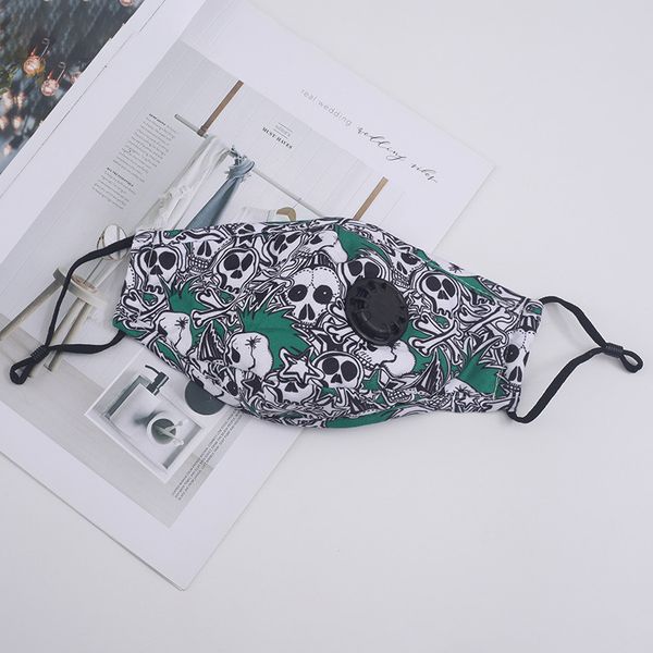 factory halloween face skull mouth with valve party dust pm2.5 cotton fashion reusable mask
factory halloween face skull mouth with valve party dust pm2.5 cotton fashion reusable mask
