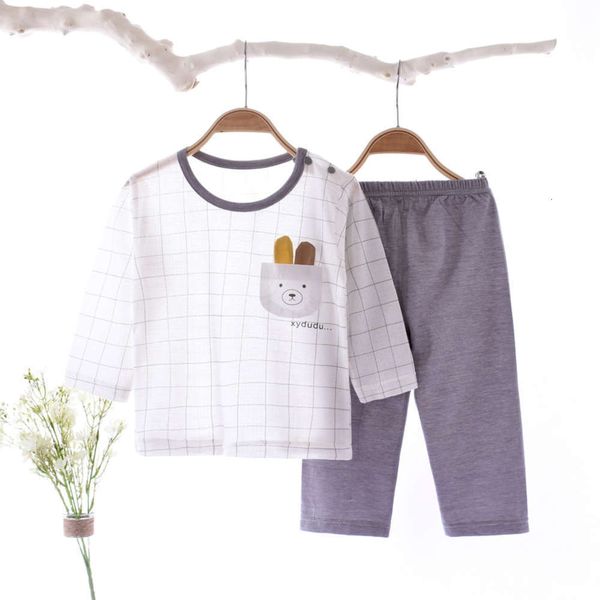 summer home cloth baby air conditioning room pajamas children's suit cotton jacquard long sve underwear, Blue;red
summer home cloth baby air conditioning room pajamas children's suit cotton jacquard long sve underwear, Blue;red