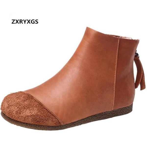 boots 2021 est soft comfort single full genuine leather shoes woman ankle flat wild plus velvet winter warm snow, Black
boots 2021 est soft comfort single full genuine leather shoes woman ankle flat wild plus velvet winter warm snow, Black