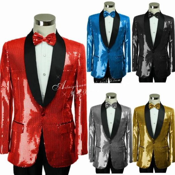 men's suits & blazers singer star style stage sequins clothing for men groom suit set with pants 2021 mens wedding costume formal dress, White;black
men's suits & blazers singer star style stage sequins clothing for men groom suit set with pants 2021 mens wedding costume formal dress, White;black