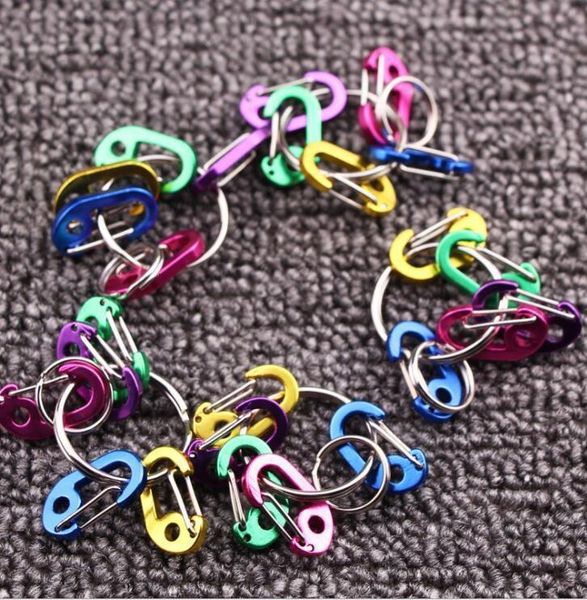 carabiner 5pcs/set aluminum 2cm mini alloy multi color d-ring key chain clip outdoor camping keyring snap hook, Silver
carabiner 5pcs/set aluminum 2cm mini alloy multi color d-ring key chain clip outdoor camping keyring snap hook, Silver