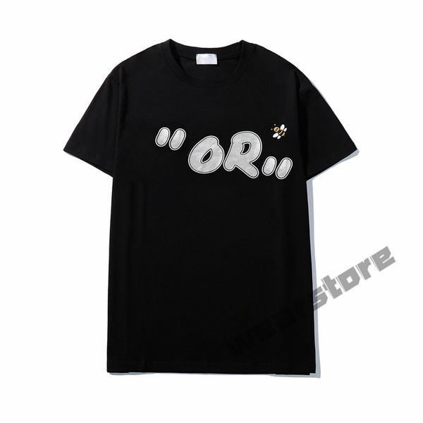 women 21ss men france t-shirt 3d letter embroidery couple summer paris street tee casual luxe short sleeve casual tee, White;black
women 21ss men france t-shirt 3d letter embroidery couple summer paris street tee casual luxe short sleeve casual tee, White;black