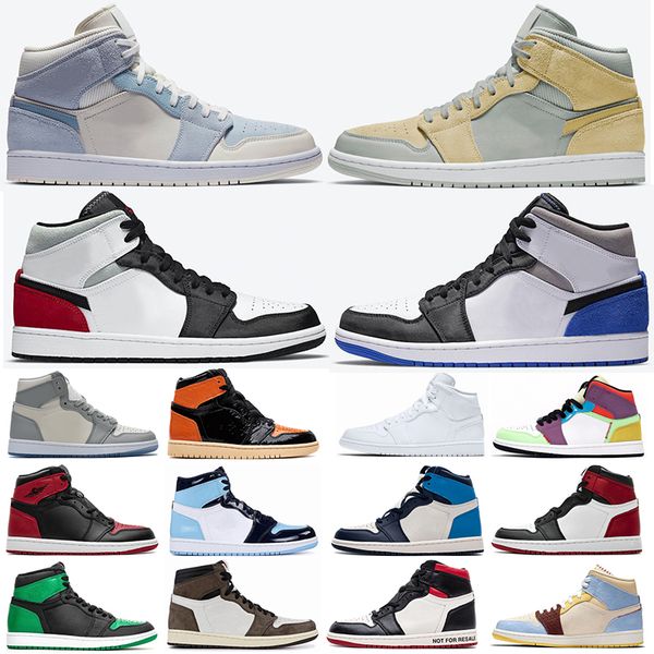new 1s mens basketball shoes jumpman 1 high og mid light smoke grey black mushroom royal toe unc patent women sports sneakersfas
new 1s mens basketball shoes jumpman 1 high og mid light smoke grey black mushroom royal toe unc patent women sports sneakersfas