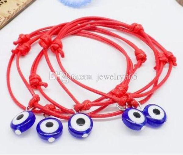 eye string evil 10pcs lucky red wax hamsa cord adjustable bracelet gift diytb9l, Golden;silver 
eye string evil 10pcs lucky red wax hamsa cord adjustable bracelet gift diytb9l, Golden;silver