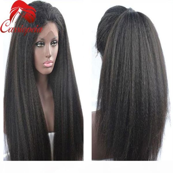 150%density indian remy human hair full lace wig style glueless long kinky straight lace front wigs with baby hiar for black women, Black;brown
150%density indian remy human hair full lace wig style glueless long kinky straight lace front wigs with baby hiar for black women, Black;brown