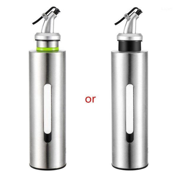 150/250ml visible kitchen oil bottle stainless steel leak-proof soy sauce seasoning vinegar cruet storage dispenser1
150/250ml visible kitchen oil bottle stainless steel leak-proof soy sauce seasoning vinegar cruet storage dispenser1