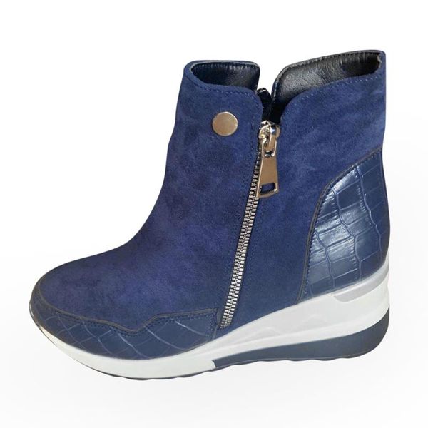 boots 2021 ladies fashion casual flocking wedges short ankle zipper snow shoes sneakers botas de mujer, Black
boots 2021 ladies fashion casual flocking wedges short ankle zipper snow shoes sneakers botas de mujer, Black