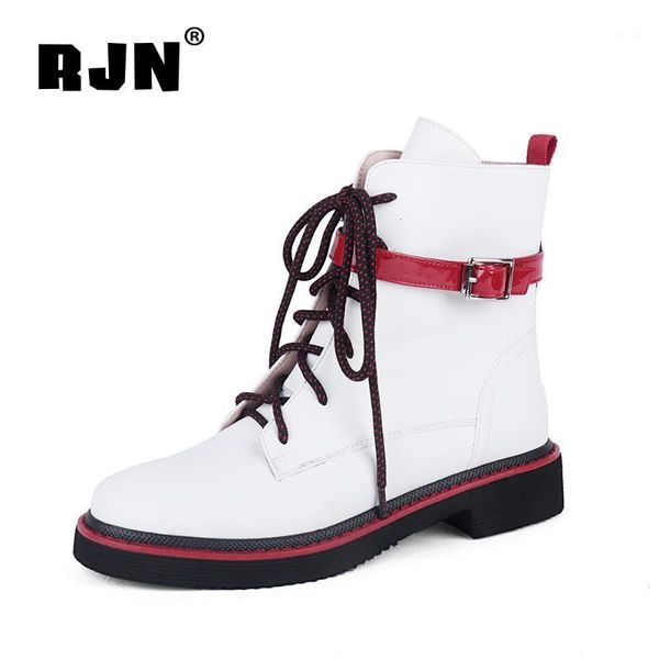boots rjn ankle for women round toe contrast lace up classic bootie winter 2021 fashion genuine leather women's shoes c7951, Black
boots rjn ankle for women round toe contrast lace up classic bootie winter 2021 fashion genuine leather women's shoes c7951, Black