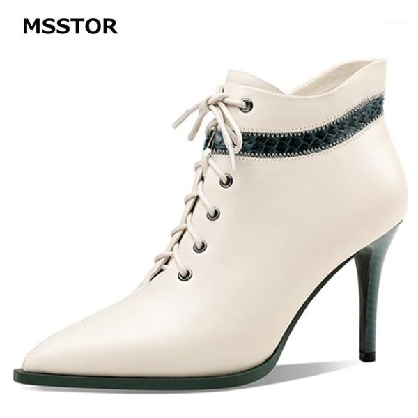snake prints winter boots lace up pointed toe mixed colors fashion ankle boots for women genuine leather high heels black1, Black
snake prints winter boots lace up pointed toe mixed colors fashion ankle boots for women genuine leather high heels black1, Black