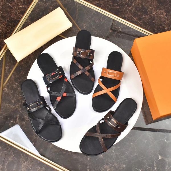 2022 summer fashion ladies beach slippers genuine leather flat shoes l letters woman metal lockflip flops 35-40 with box, Black
2022 summer fashion ladies beach slippers genuine leather flat shoes l letters woman metal lockflip flops 35-40 with box, Black