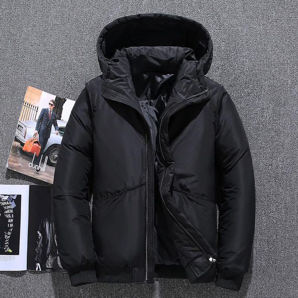 men's down & parkas fashion 2021 short hooded jacket winter youth korean version of slim casual thick coat to keep warm, Black
men's down & parkas fashion 2021 short hooded jacket winter youth korean version of slim casual thick coat to keep warm, Black