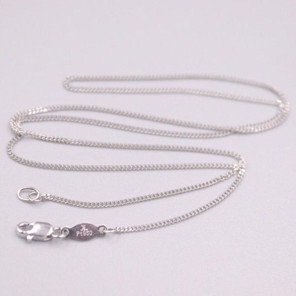 chains real platinum 950 necklace women's curb chain female 1mm simple link 40cm gift neckalce jewellery, Silver
chains real platinum 950 necklace women's curb chain female 1mm simple link 40cm gift neckalce jewellery, Silver