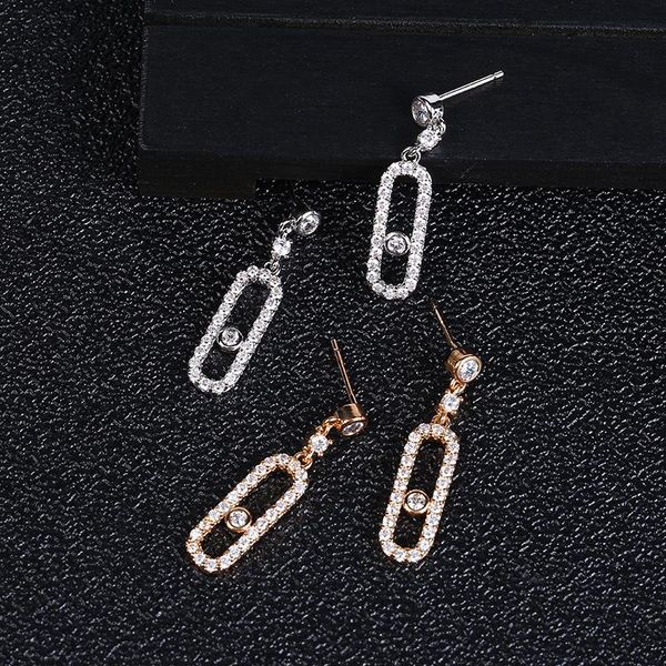 dangle & chandelier fashon not moving stone drop earring s925 design m brand zircon women fashion jewelry gold color, Silver
dangle & chandelier fashon not moving stone drop earring s925 design m brand zircon women fashion jewelry gold color, Silver