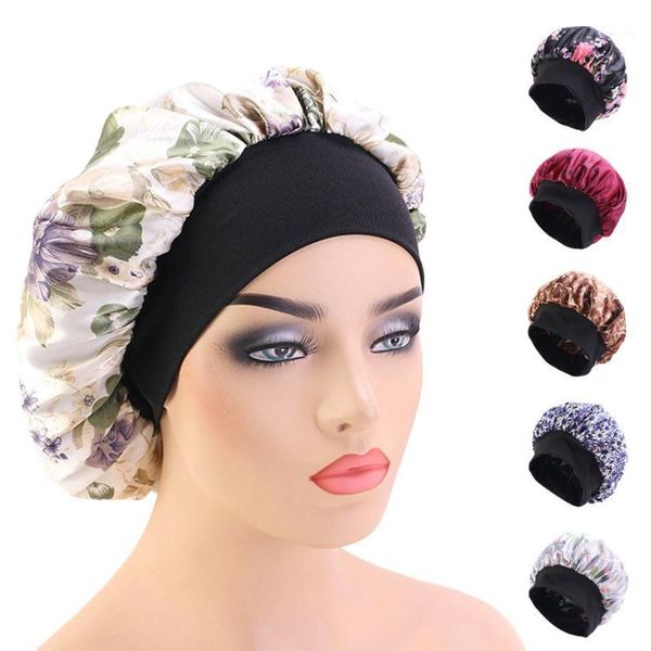 women satin sleep caps floral print wide band night caps hair care turban cancer chemo nightcap ladies bonnet headwear beanie1, Blue;gray
women satin sleep caps floral print wide band night caps hair care turban cancer chemo nightcap ladies bonnet headwear beanie1, Blue;gray
