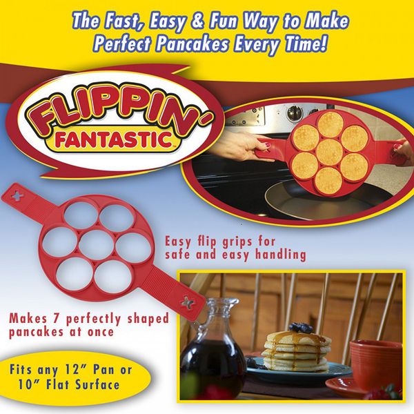 breakfast flip nonstick pan flippin perfect fantastic eggs omelette flipjack tools 7 grids pancake maker lc538 10%
breakfast flip nonstick pan flippin perfect fantastic eggs omelette flipjack tools 7 grids pancake maker lc538 10%