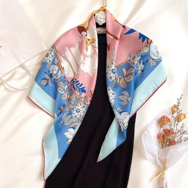 scarves 2021 twill silk scarf women neck headband fashion neckerchief bandana foulard femme poncho shawls 90cm1, Blue;gray
scarves 2021 twill silk scarf women neck headband fashion neckerchief bandana foulard femme poncho shawls 90cm1, Blue;gray