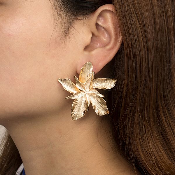 1pairs leaf earring gold charm plated flower earrings women vintage big earrings irregular shape dangle gift for girls, Golden
1pairs leaf earring gold charm plated flower earrings women vintage big earrings irregular shape dangle gift for girls, Golden