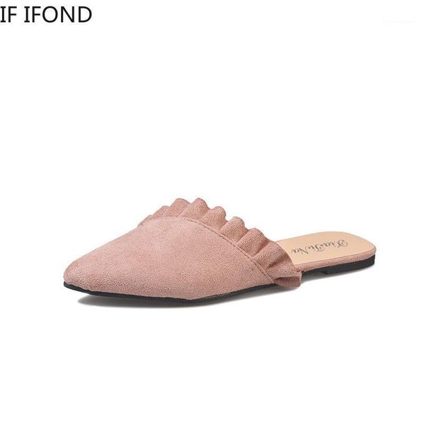 slippers if ifond women's shoes korean pointed baotou flip flops suede fashion shallow summer nude low heels ladies beach shoes1, Black
slippers if ifond women's shoes korean pointed baotou flip flops suede fashion shallow summer nude low heels ladies beach shoes1, Black