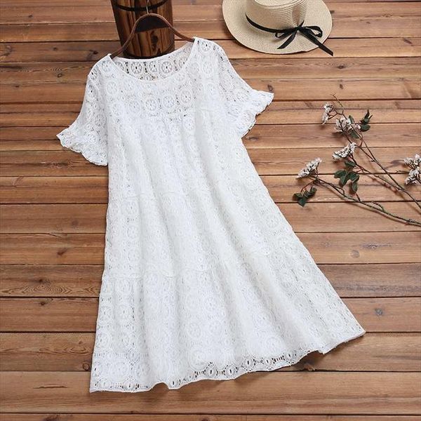 casual lace patchwork dress 2020 women party short vestidos summer fashion solid tunic robe o neck short sleeve sundress, Black;gray
casual lace patchwork dress 2020 women party short vestidos summer fashion solid tunic robe o neck short sleeve sundress, Black;gray