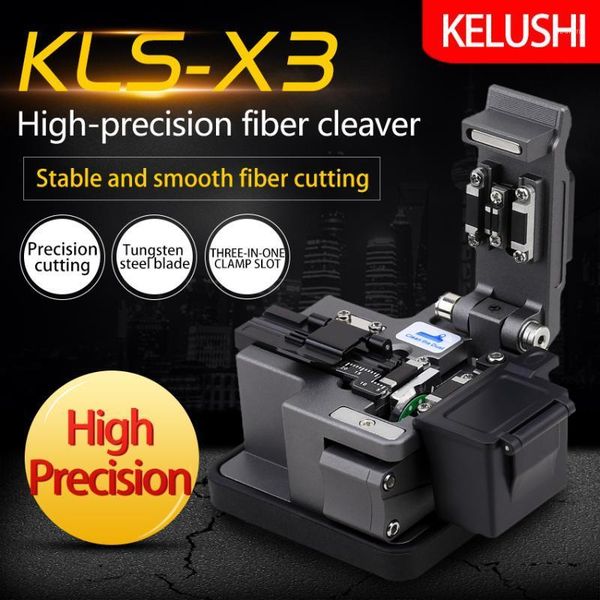 kelushi high precision fiber cleaver kls-x3 ftth cable fiber optic cutting knife tools cutter three-in-one clamp slot 24 face1
kelushi high precision fiber cleaver kls-x3 ftth cable fiber optic cutting knife tools cutter three-in-one clamp slot 24 face1