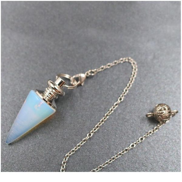 conical pendulum natural stone taper pendulums chakra silver color chain crystal pendants for dowsing spiritual reiki qyltcx, Black
conical pendulum natural stone taper pendulums chakra silver color chain crystal pendants for dowsing spiritual reiki qyltcx, Black