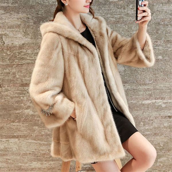 2021 women imitation mink overcoat new female autumn winter fur coat high-end fashion jacket femme plush casual b594 usw7, Black
2021 women imitation mink overcoat new female autumn winter fur coat high-end fashion jacket femme plush casual b594 usw7, Black