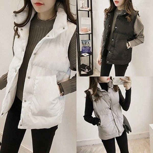 women's cotton vest winter short casual student stand collar plus velvet coat wild thick jacket s-4xl size number1, Black;white
women's cotton vest winter short casual student stand collar plus velvet coat wild thick jacket s-4xl size number1, Black;white