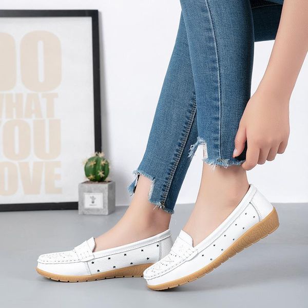 summer embroidered hollow new leather mother shoe women soft bottom wedges breathable flats slip on floral woman loafer size 43, Black
summer embroidered hollow new leather mother shoe women soft bottom wedges breathable flats slip on floral woman loafer size 43, Black