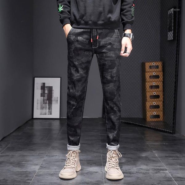 men's jeans model high elastic denim trousers male gray background winter cultivate one's morality1, Blue
men's jeans model high elastic denim trousers male gray background winter cultivate one's morality1, Blue