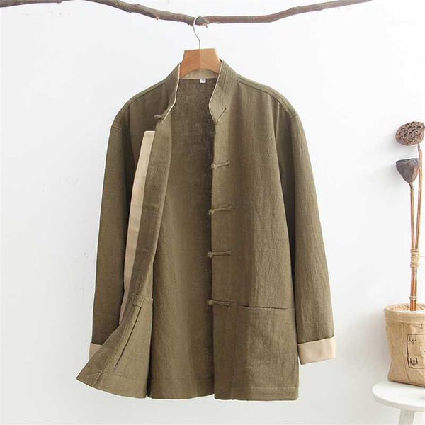 men's long sleeve cotton linen jacket traditional chinese solid tang suit coat loose male frock autumn drak green coat1, Black;brown
men's long sleeve cotton linen jacket traditional chinese solid tang suit coat loose male frock autumn drak green coat1, Black;brown