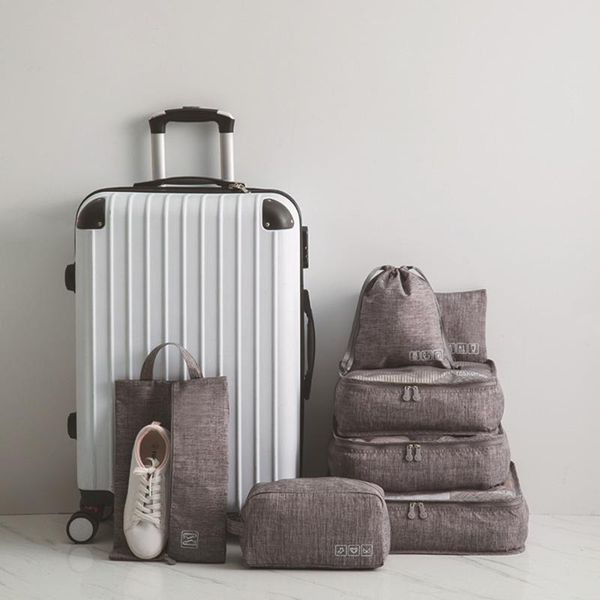 storage bags 7pcs travel organizer set clothes bag packing cubes suitcase portable underwear cables cosmetics shoes
storage bags 7pcs travel organizer set clothes bag packing cubes suitcase portable underwear cables cosmetics shoes