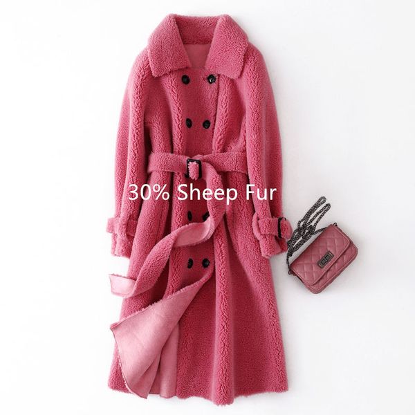 bella philosophy winter women wool coats ladies elegant double breasted warm shearling coats female casual lamb fur outwear lj201202, Black
bella philosophy winter women wool coats ladies elegant double breasted warm shearling coats female casual lamb fur outwear lj201202, Black