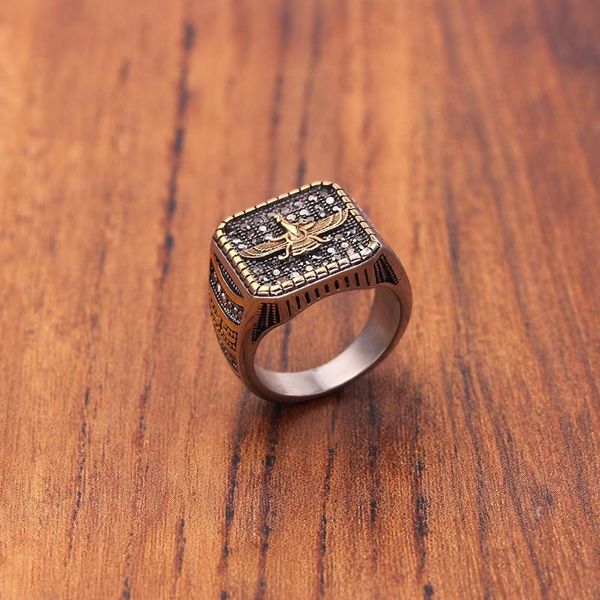 cluster rings hip hop ring vintage religious islam faravahar ahura mazda gold color men's year jewelry gift, Golden;silver
cluster rings hip hop ring vintage religious islam faravahar ahura mazda gold color men's year jewelry gift, Golden;silver