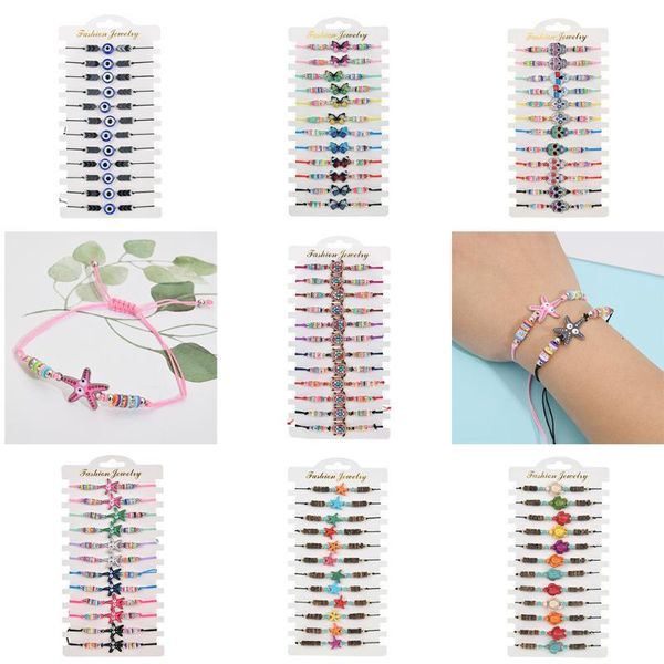 braided women butterfly fashion for colorful turtle evil eye star skull adjustable charm bracelet jewelry 12pcs/lot, Golden;silver
braided women butterfly fashion for colorful turtle evil eye star skull adjustable charm bracelet jewelry 12pcs/lot, Golden;silver