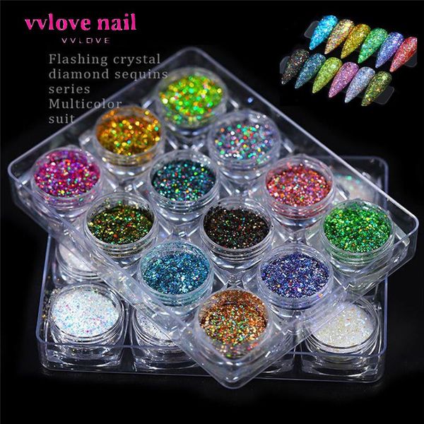 nail art laser glitter sequins 12 color light change onion powder nail decoration boxed symphony sequins, Silver;gold
nail art laser glitter sequins 12 color light change onion powder nail decoration boxed symphony sequins, Silver;gold