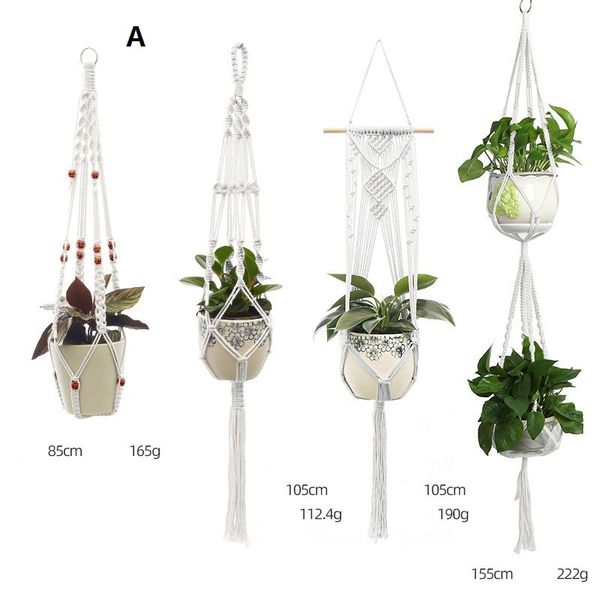 basket macrame handmade cotton plant rope flower balcony hanging flowerpot net bag home garden florist decoration
basket macrame handmade cotton plant rope flower balcony hanging flowerpot net bag home garden florist decoration