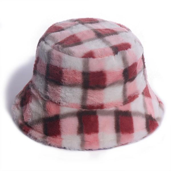 new outdoor fashion panama fishing caps faux fur check plaid bucket hats bob chapeau femme winter gorras, Blue;gray
new outdoor fashion panama fishing caps faux fur check plaid bucket hats bob chapeau femme winter gorras, Blue;gray