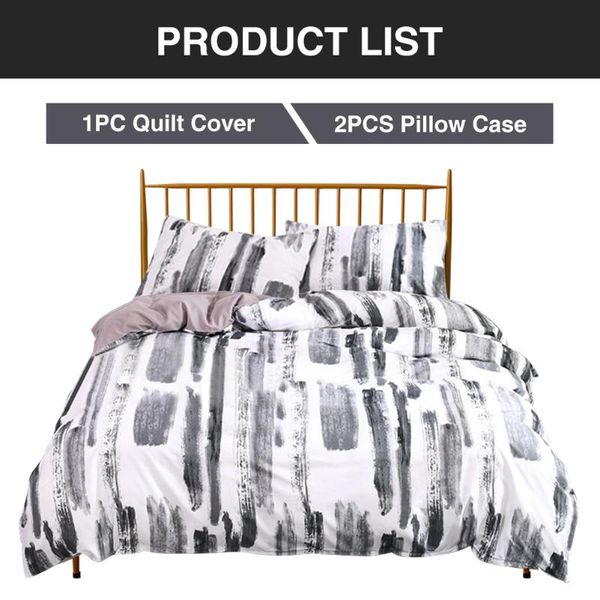 3pcs modern bedding fashion printed polyester warm bedroom duvet cover set bedclothes with zipper closure soft pillow case
3pcs modern bedding fashion printed polyester warm bedroom duvet cover set bedclothes with zipper closure soft pillow case