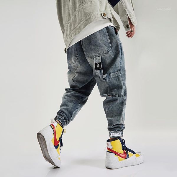 japanese vintage fashion men jeans loose retro blue big pocket denim cargo pants slack bottom joggers designer hip hop jeans men1
japanese vintage fashion men jeans loose retro blue big pocket denim cargo pants slack bottom joggers designer hip hop jeans men1