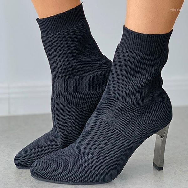 winter women fashion casual socks 2020 bats woven elastic high heel boots stiletto1, Black
winter women fashion casual socks 2020 bats woven elastic high heel boots stiletto1, Black